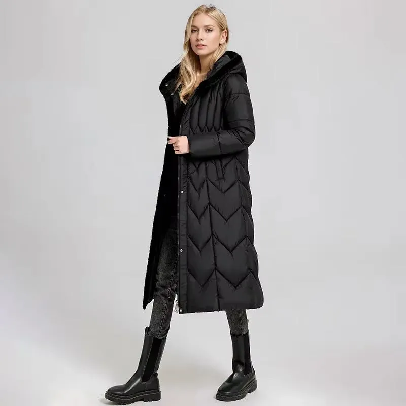 Lauren - Stylish Long Puffer Coat