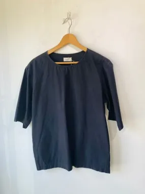 Lemaire Black Short Sleeve Top