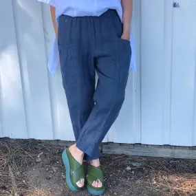 Linen Crop Pants