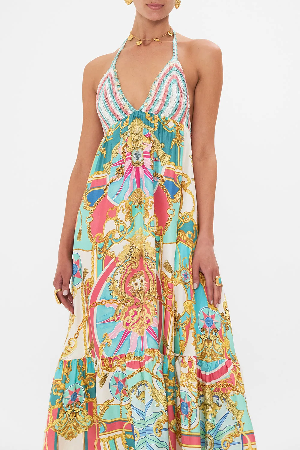 LONG DRESS WITH CROCHET BRA SAIL AWAY WITH ME
