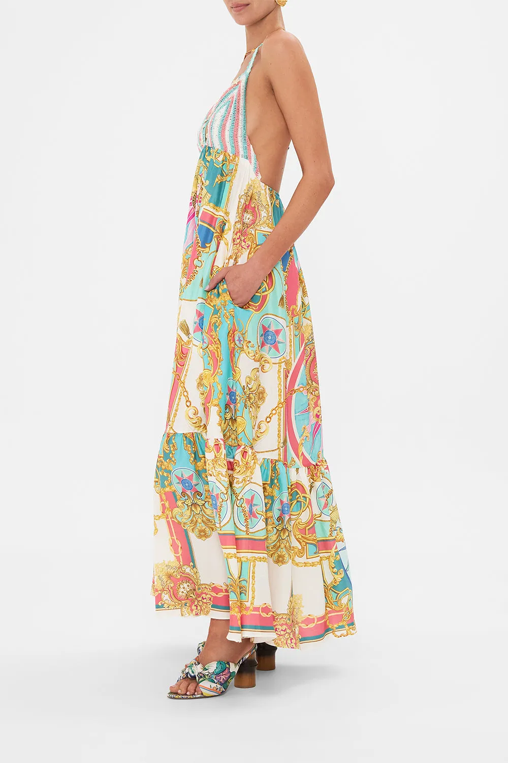 LONG DRESS WITH CROCHET BRA SAIL AWAY WITH ME