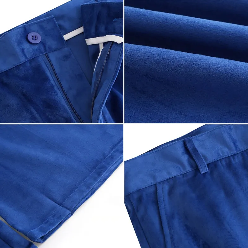 Lorenzo Vitali Velvet Flared Pants