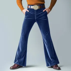 Lorenzo Vitali Velvet Flared Pants