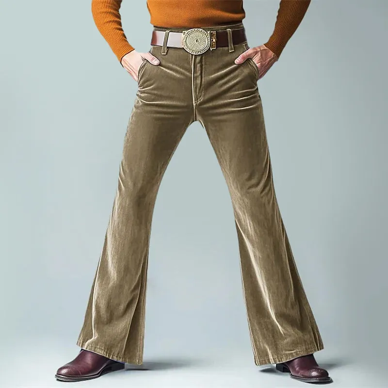 Lorenzo Vitali Velvet Flared Pants
