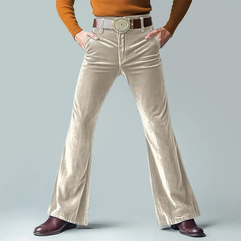 Lorenzo Vitali Velvet Flared Pants