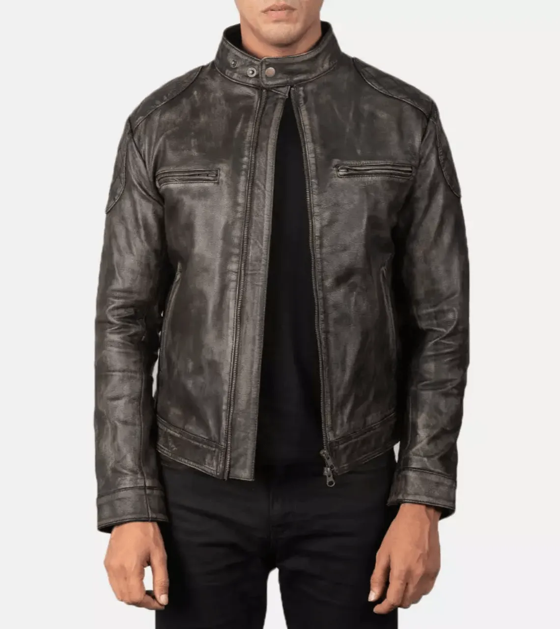 Marcella Men's Biker Leather Jacket
