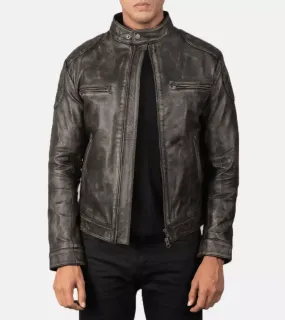 Marcella Men's Biker Leather Jacket