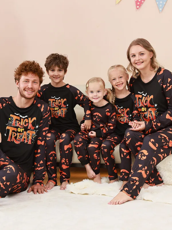 Matching Halloween Pajamas for the Whole Family