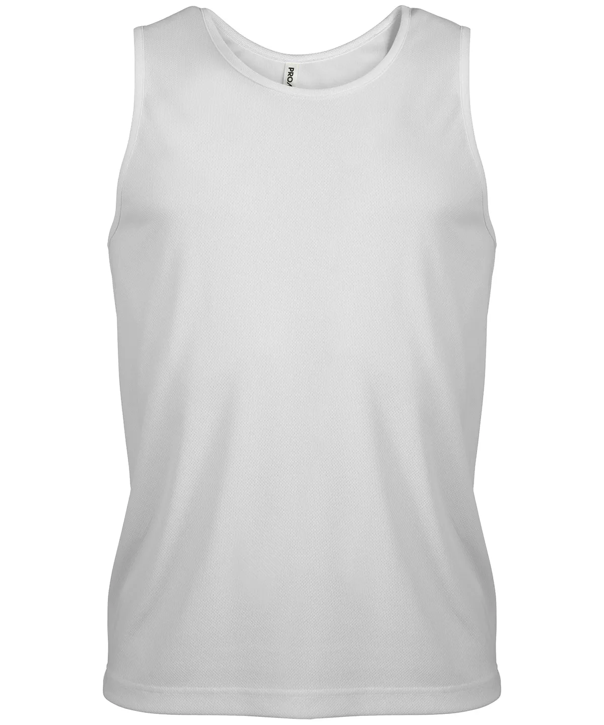 Mens sports vest | White
