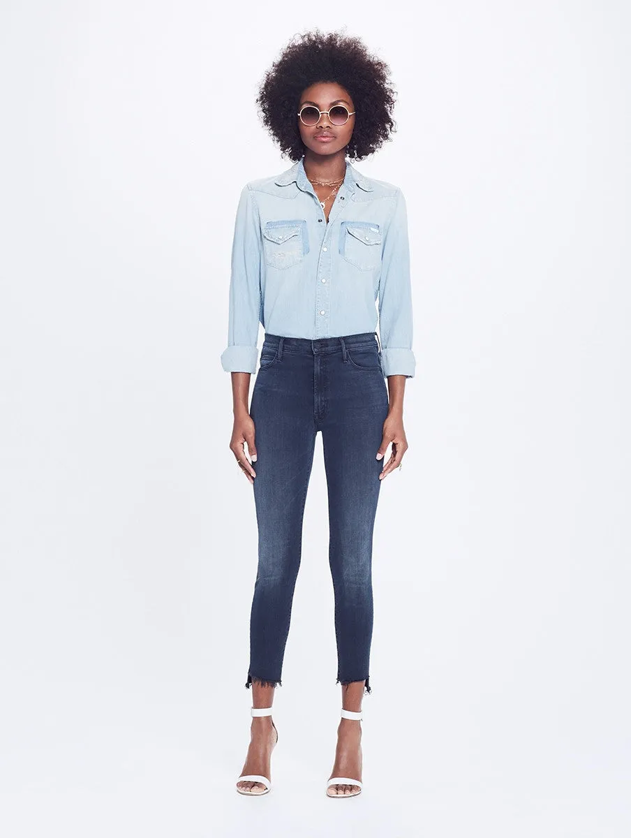 Mother - Stunner Zip Ankle Fray