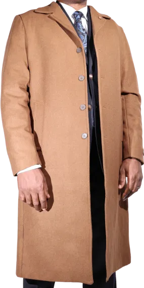 Navada Cashmere Overcoat in Camel