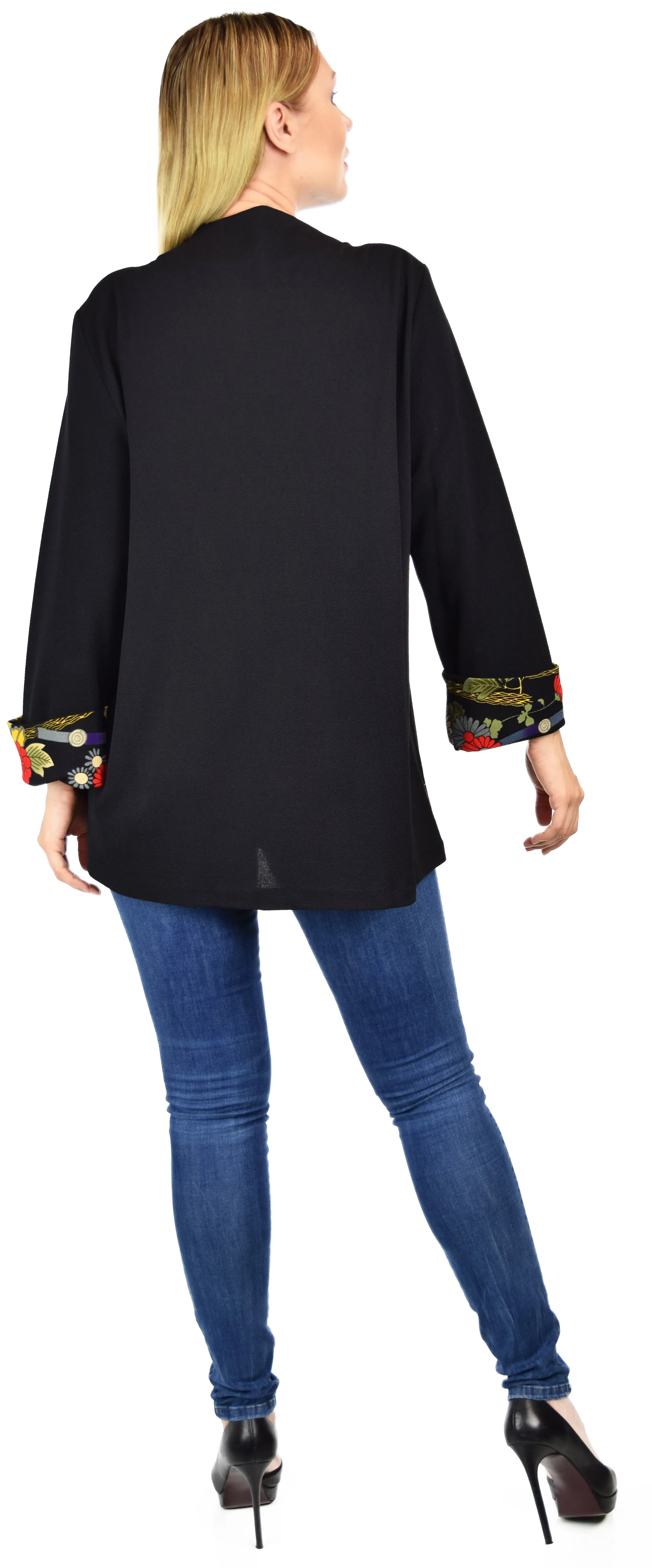 New Travelers Adorable and Chic European cut Jacket Blouse. Small to 2XL