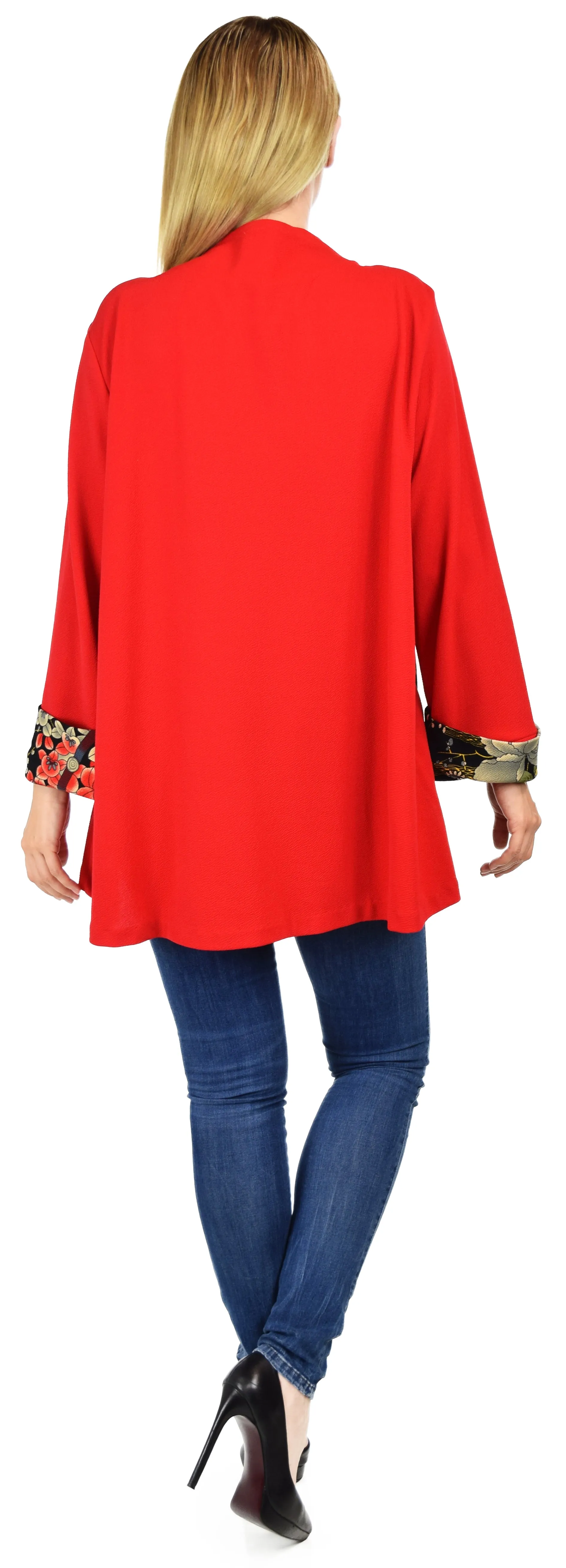 New Travelers Adorable and Chic European cut Jacket Blouse. Small to 2XL