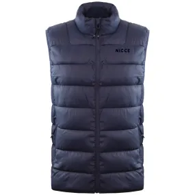 Nicce Skyline Mens Light Blue Gilet