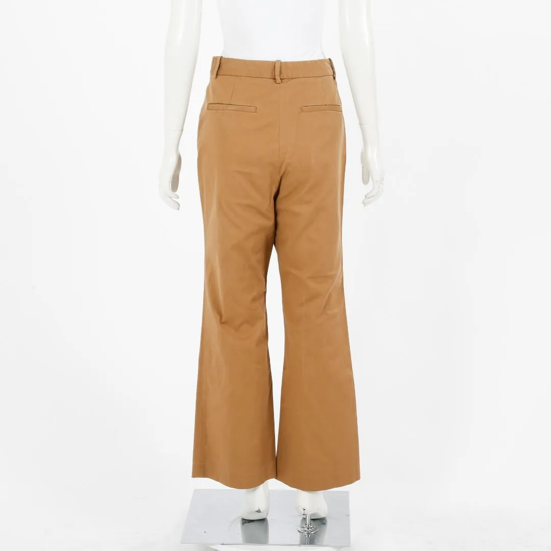 Nili Lotan Cotton Flare Pants Size US 8 | AU 12