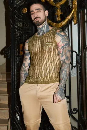 Olive Knitted Vest