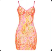 Paint Me Well Bodycon Dress