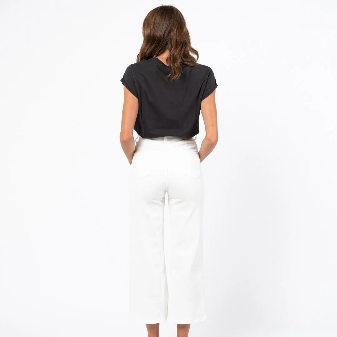 Paper Heart Vintage Flare Jeans - White