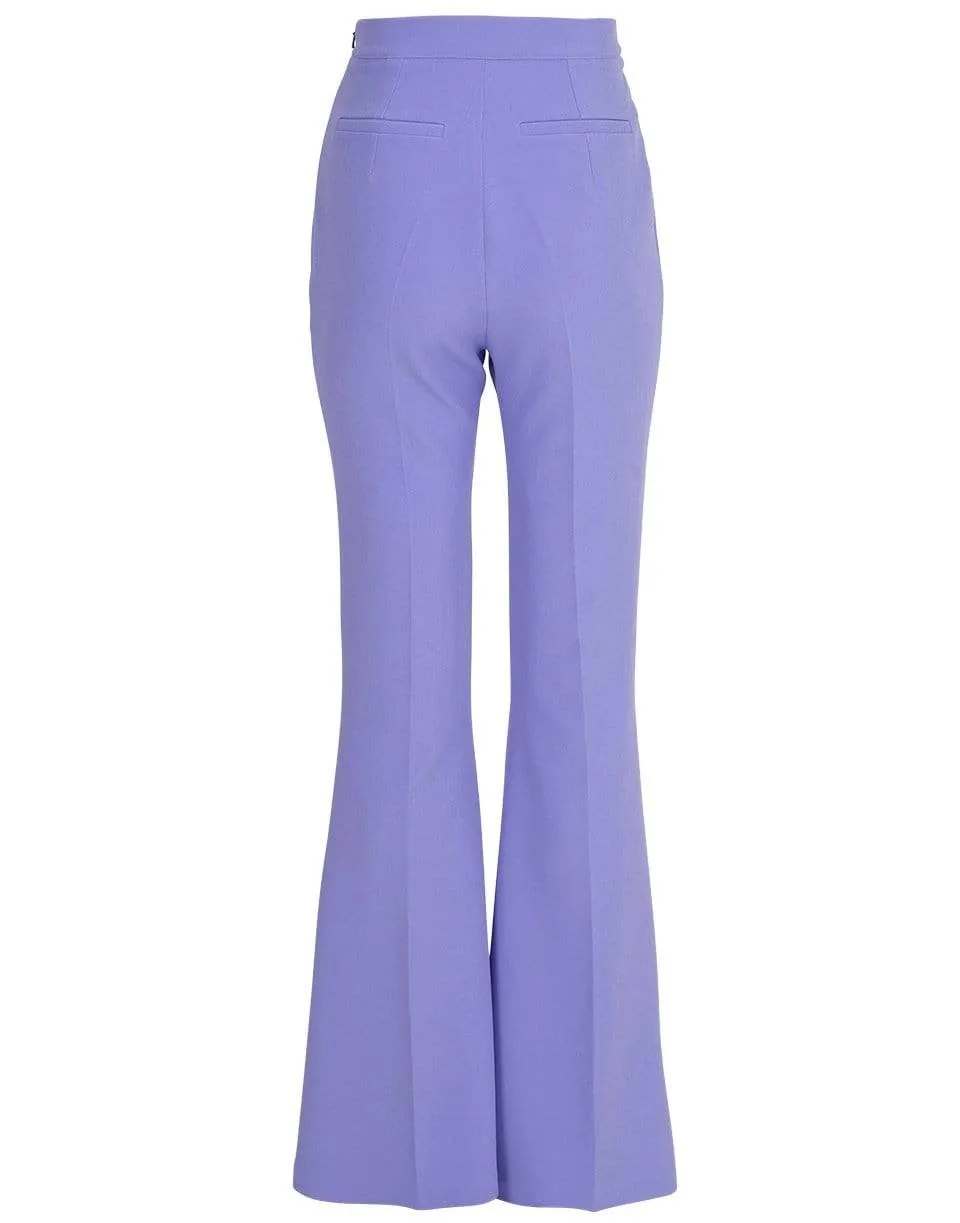 Periwinkle Halluana Flared Leg Pant