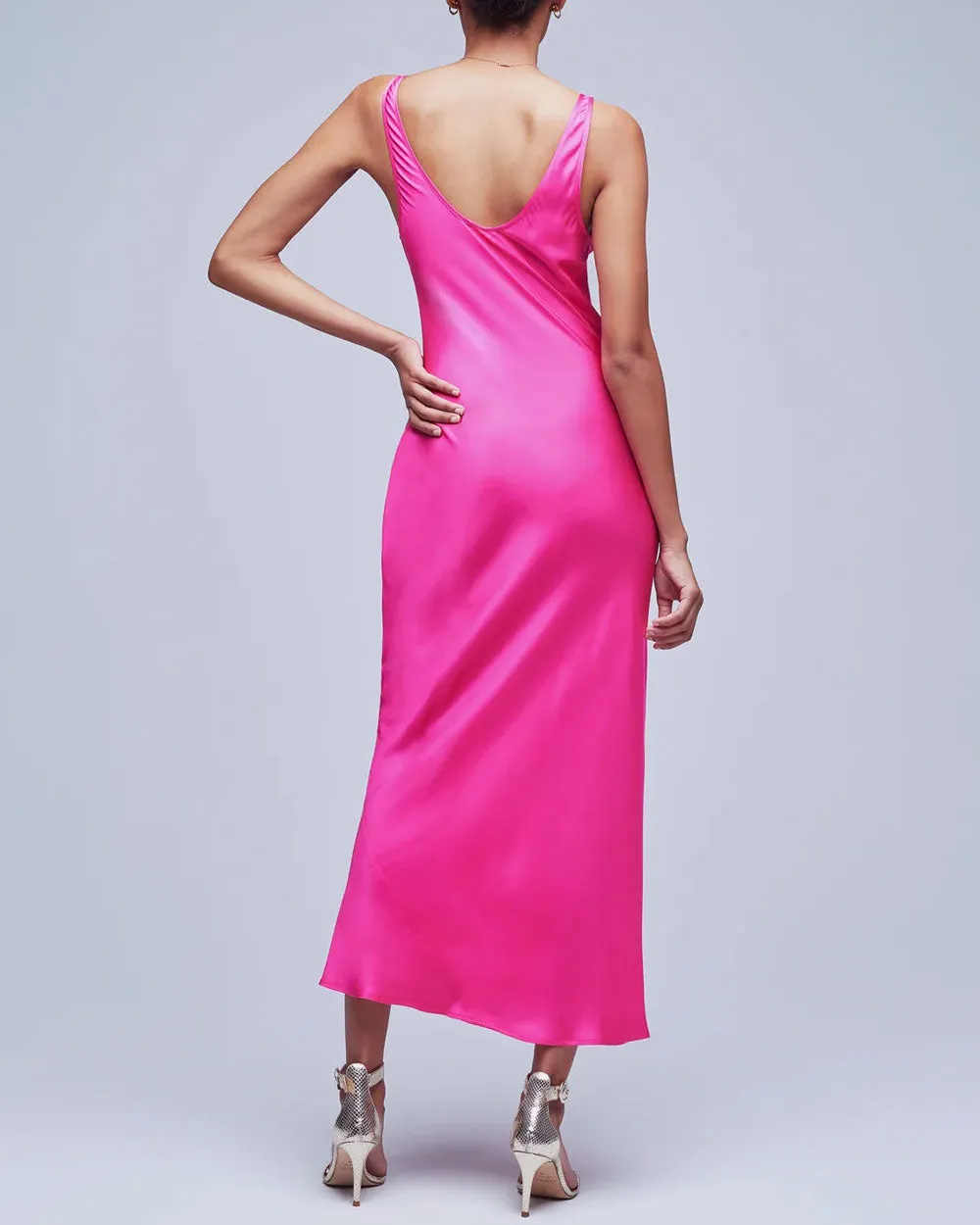 Pink Glo Akiya Tank Maxi Dress
