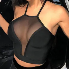 Playful Conversation Crop Top