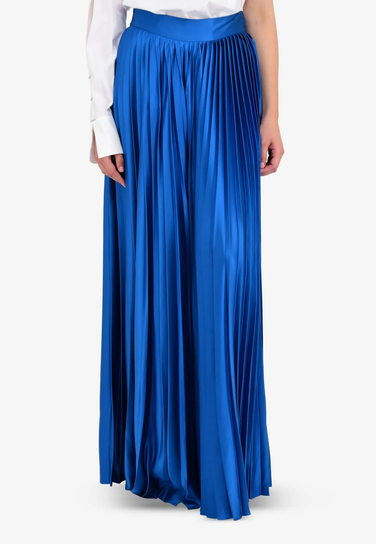 Pleated Palazzo Pants