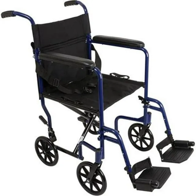 Probasics Aluminium Transport Chair Blue Tca1916