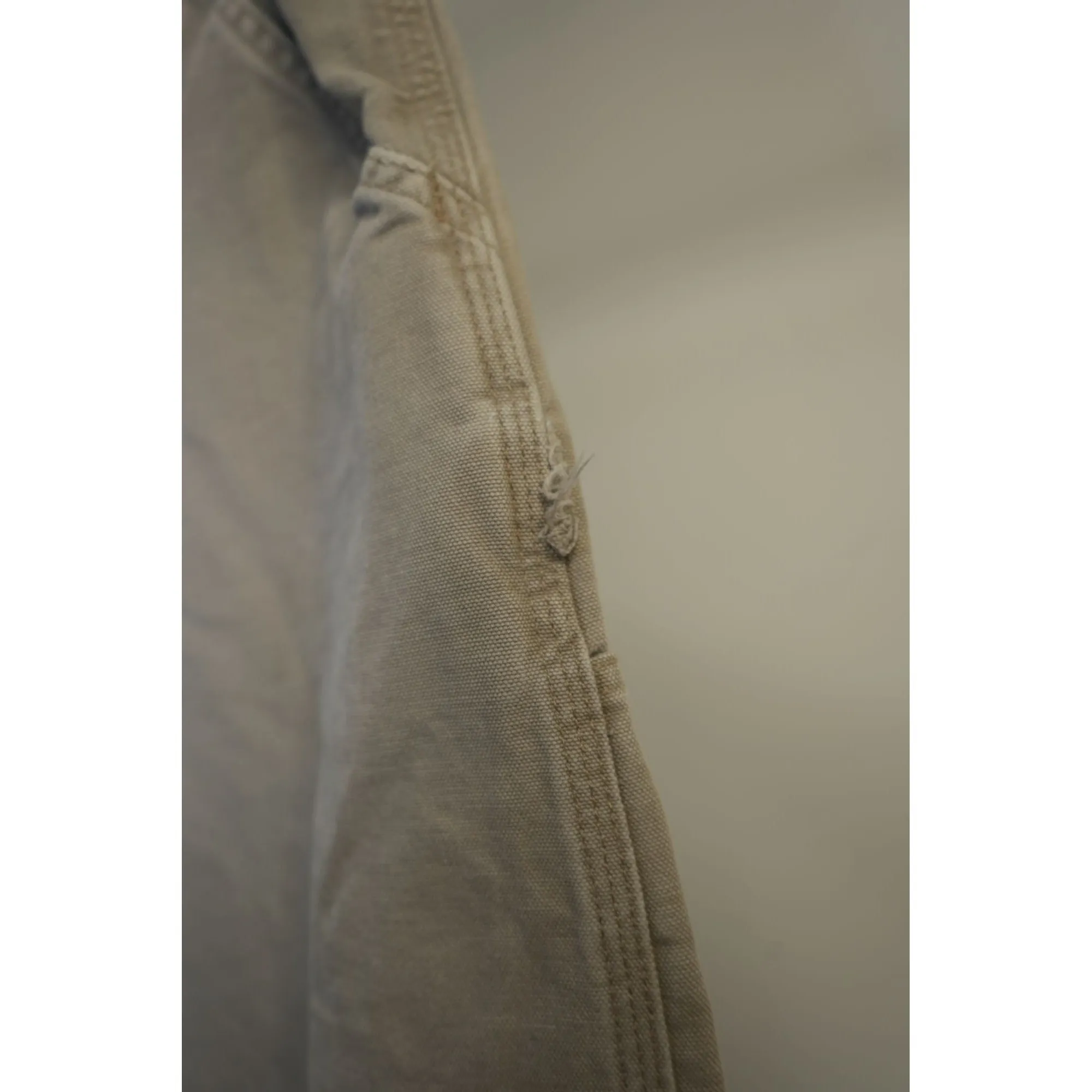 "Retail" Vintage Carhartt B11 DES Dungaree Fit Canvas Carpenter Work Pants Gray W32 Men's