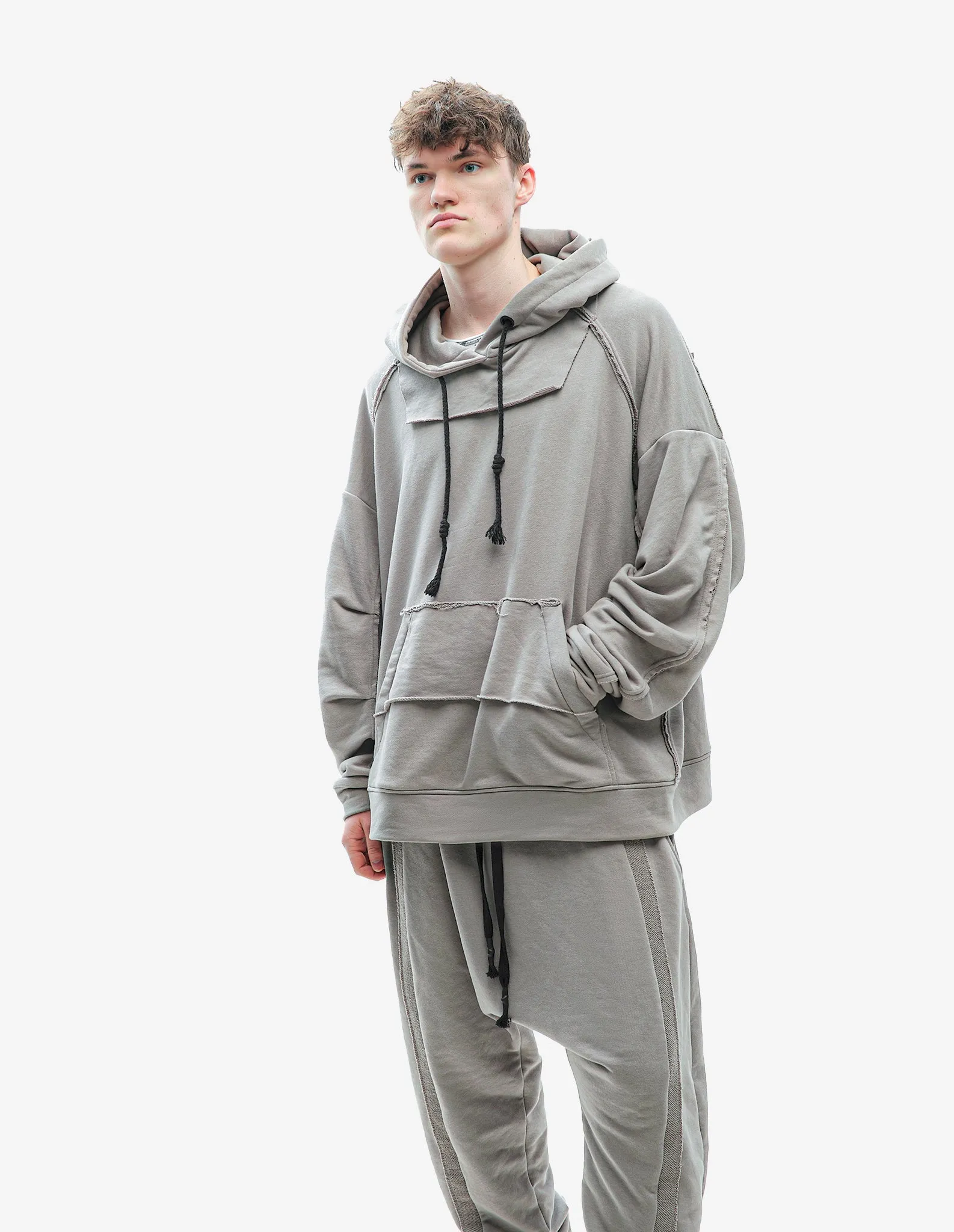Raw-Detailed Trousers