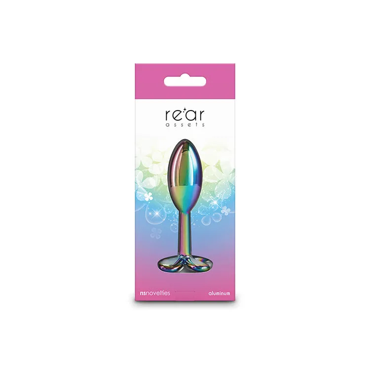 Rear Assets Rainbow Clover Metal Butt Plug