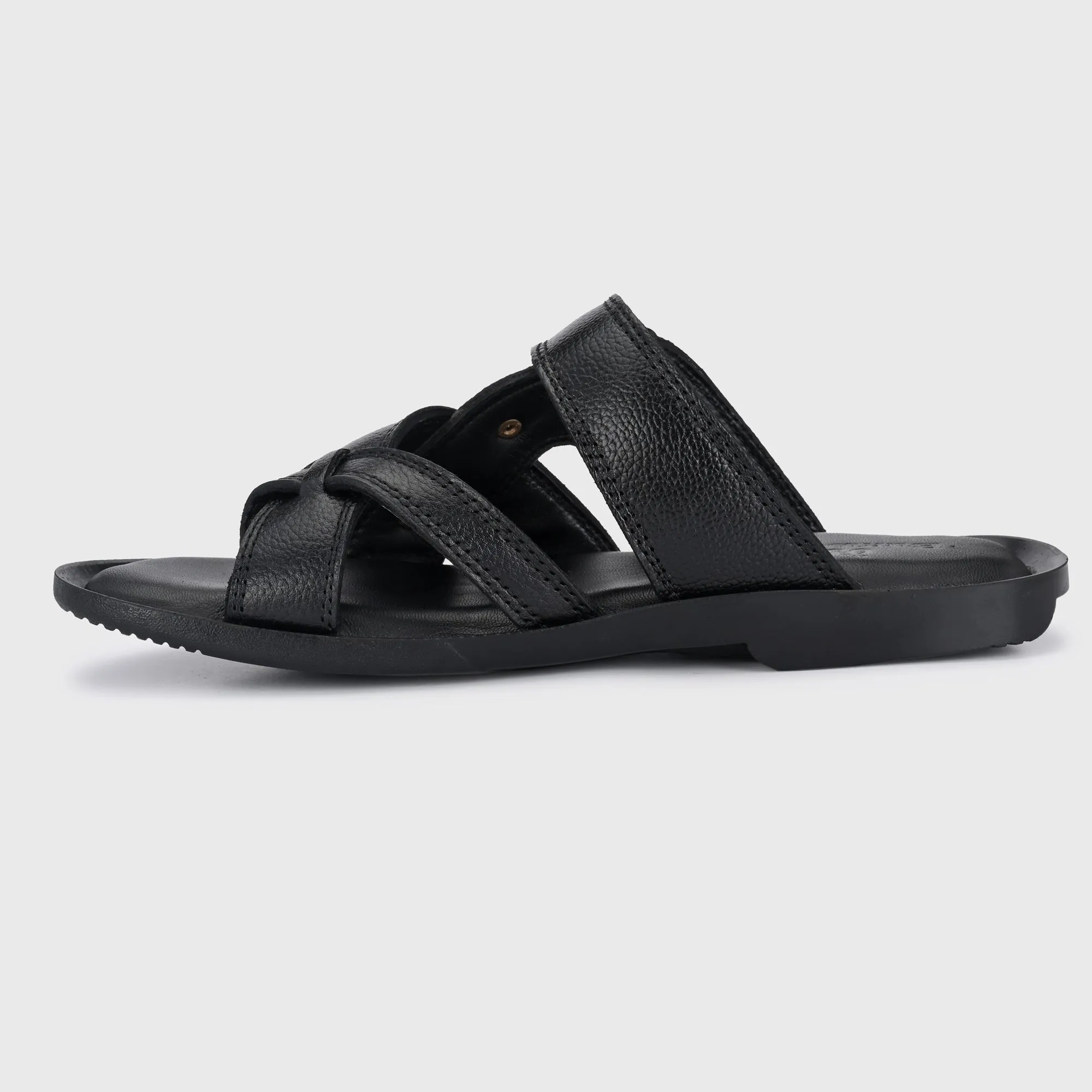 Refined Leather Slippers for Everyday Comfort
