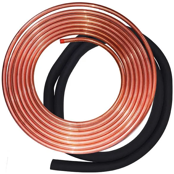 Refrigerant line set 3/8" x 7/8" - 25ft with insulation