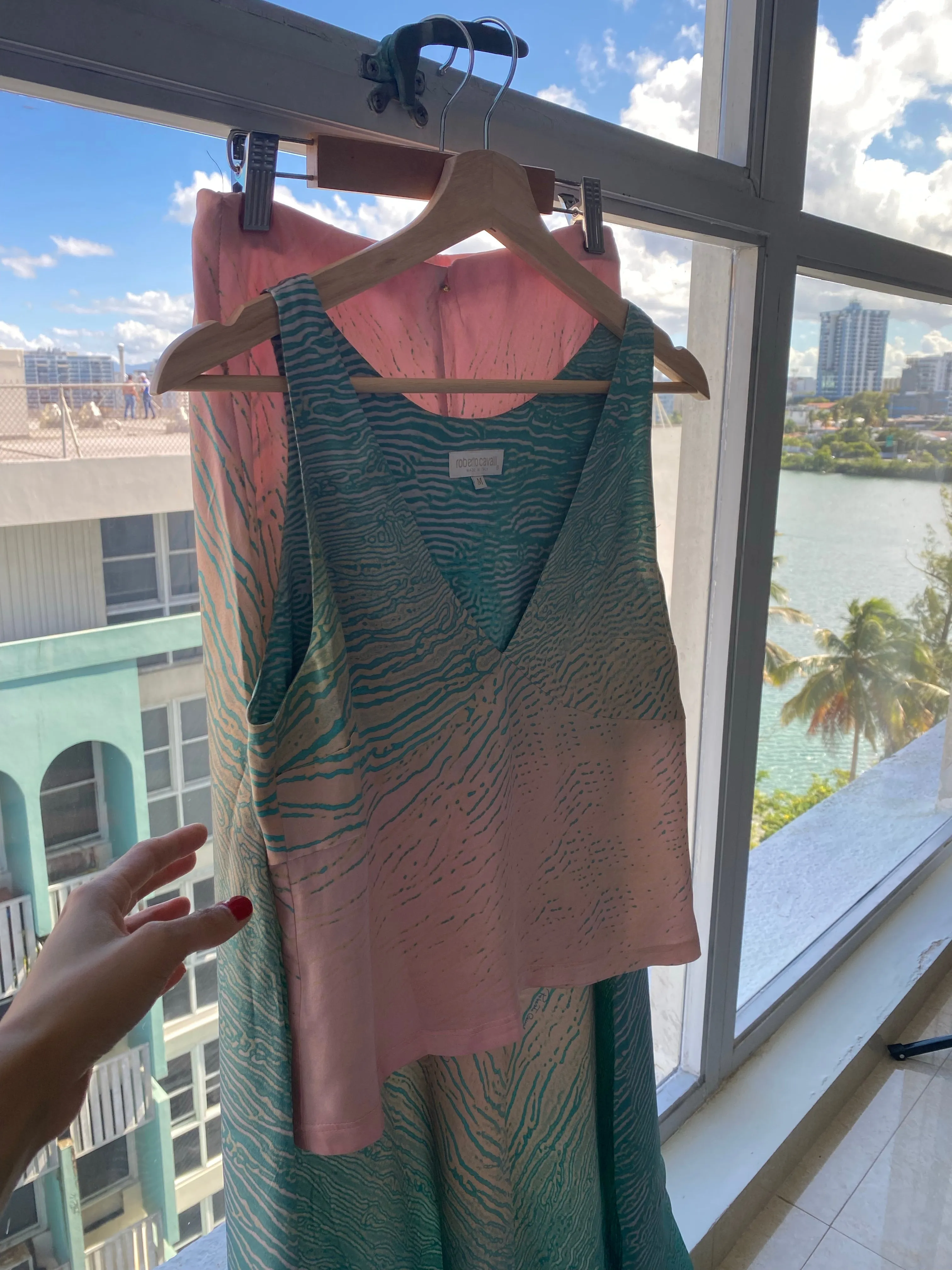 Roberto Cavalli Tiger Ombre Silk Set