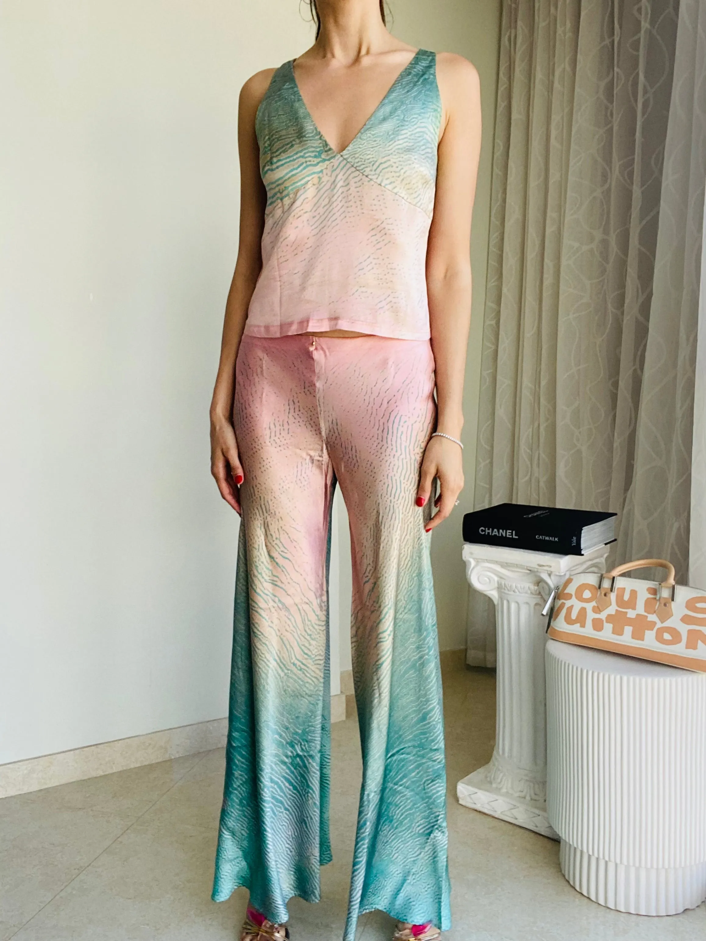 Roberto Cavalli Tiger Ombre Silk Set