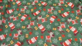 Santa and Reindeer Diaper Cover