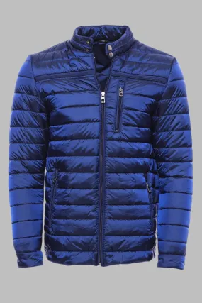 Sax Blue Down Men Coat - Wessi