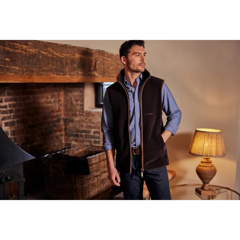 Schoffel Mens Oakham Fleece Gilet - Port