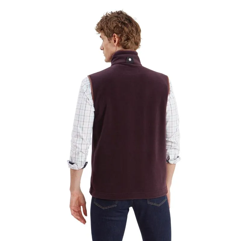 Schoffel Mens Oakham Fleece Gilet - Port