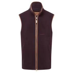 Schoffel Mens Oakham Fleece Gilet - Port