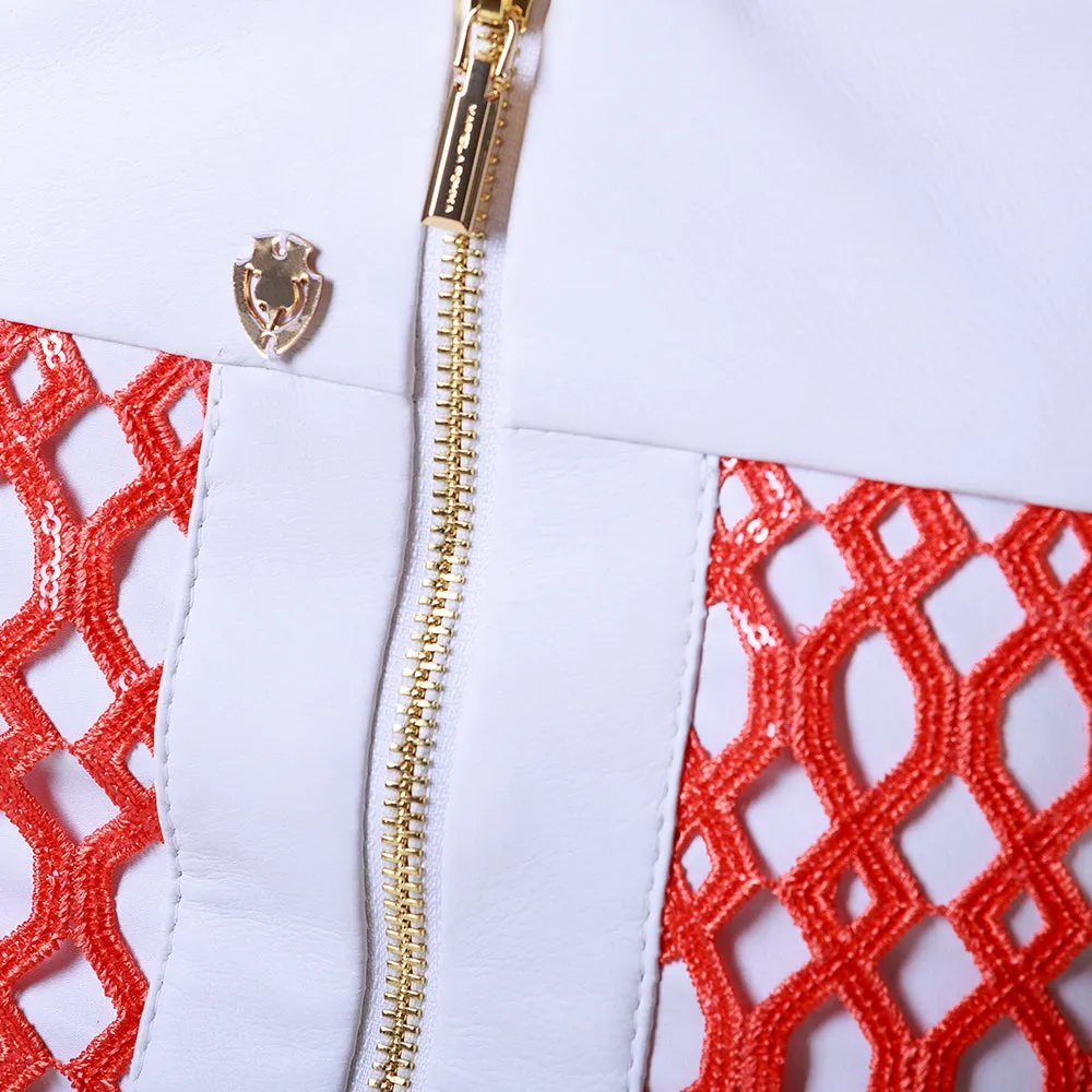 Sequin Reindeer Leather Top- Limited Edition