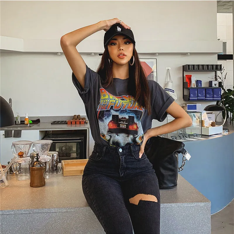 Sexy Ripped Bodycon Skinny Ankle Length Denim Pants
