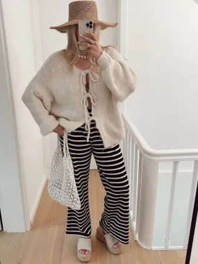 Skye/ Bow Cardigan Vest