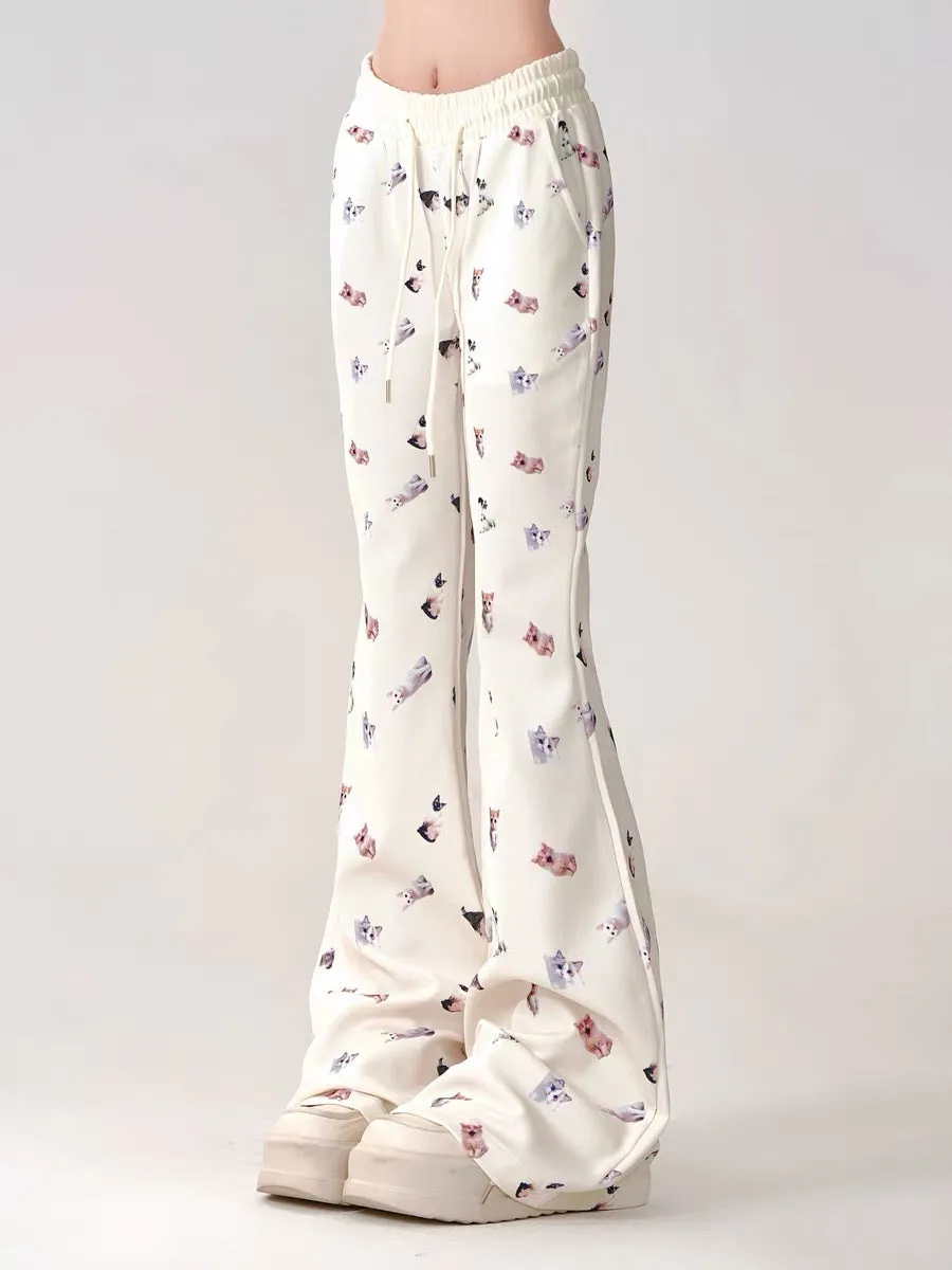 Slim Fit Flared Pants