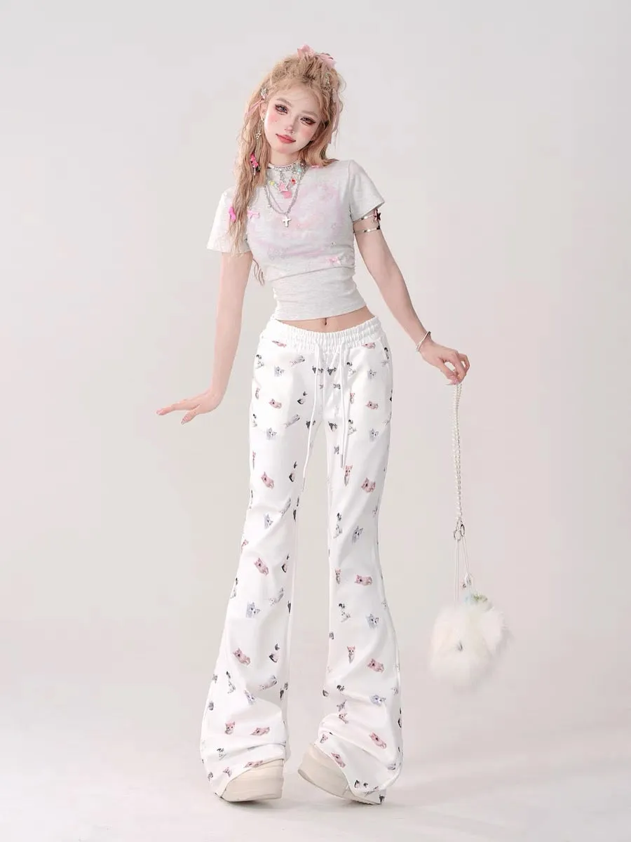 Slim Fit Flared Pants