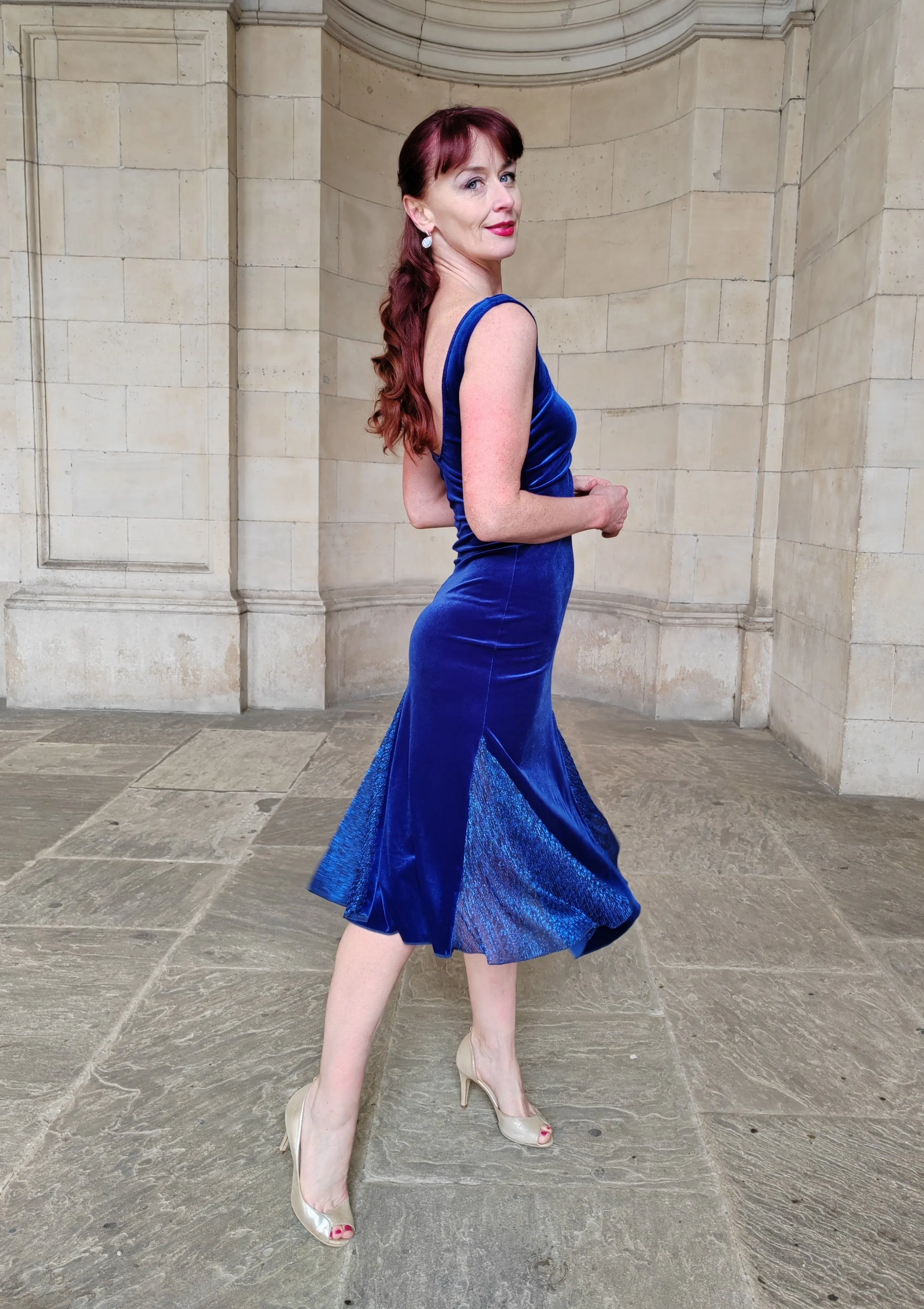 SOFIA Dance dress with shimmer inserts