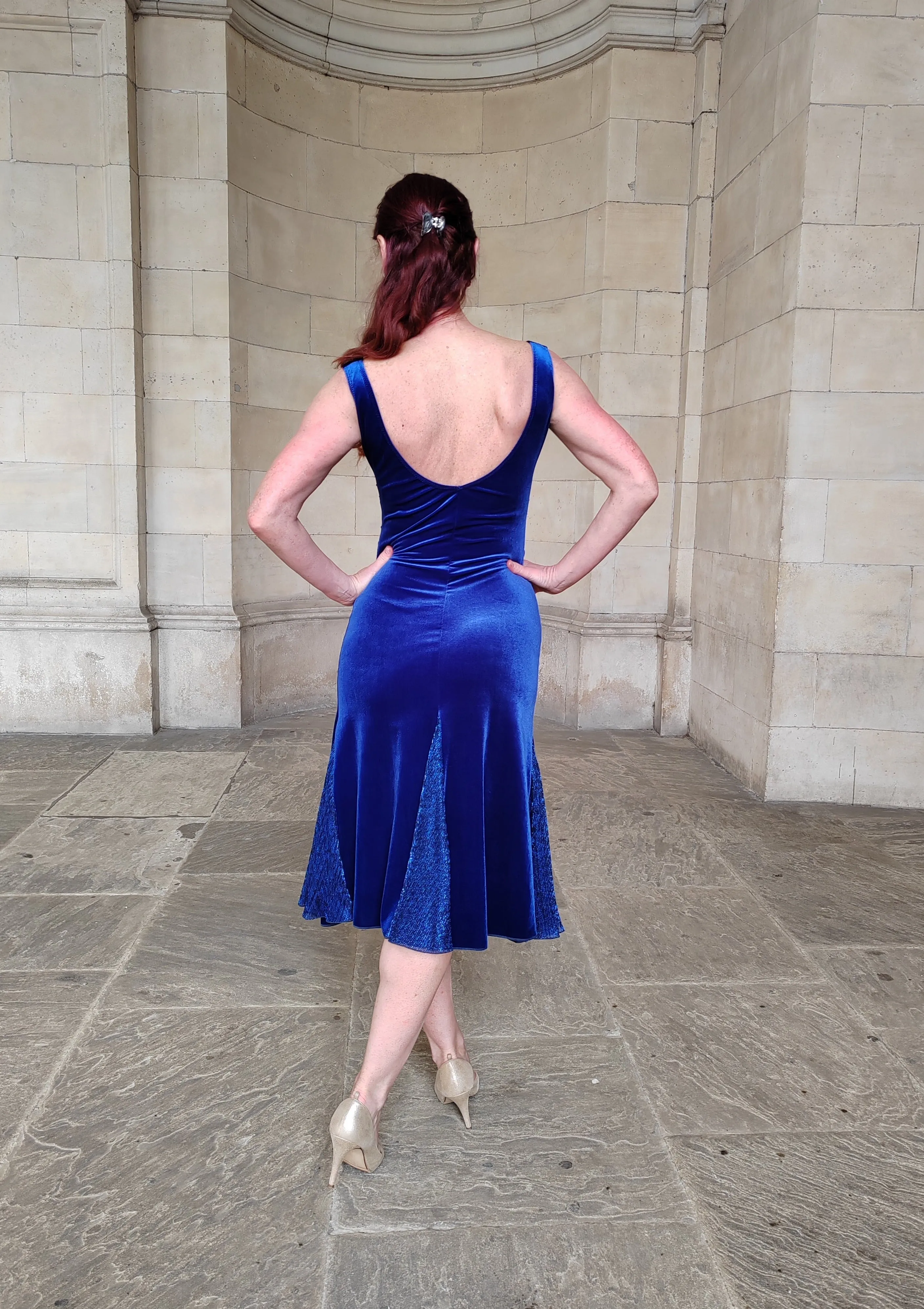 SOFIA Dance dress with shimmer inserts
