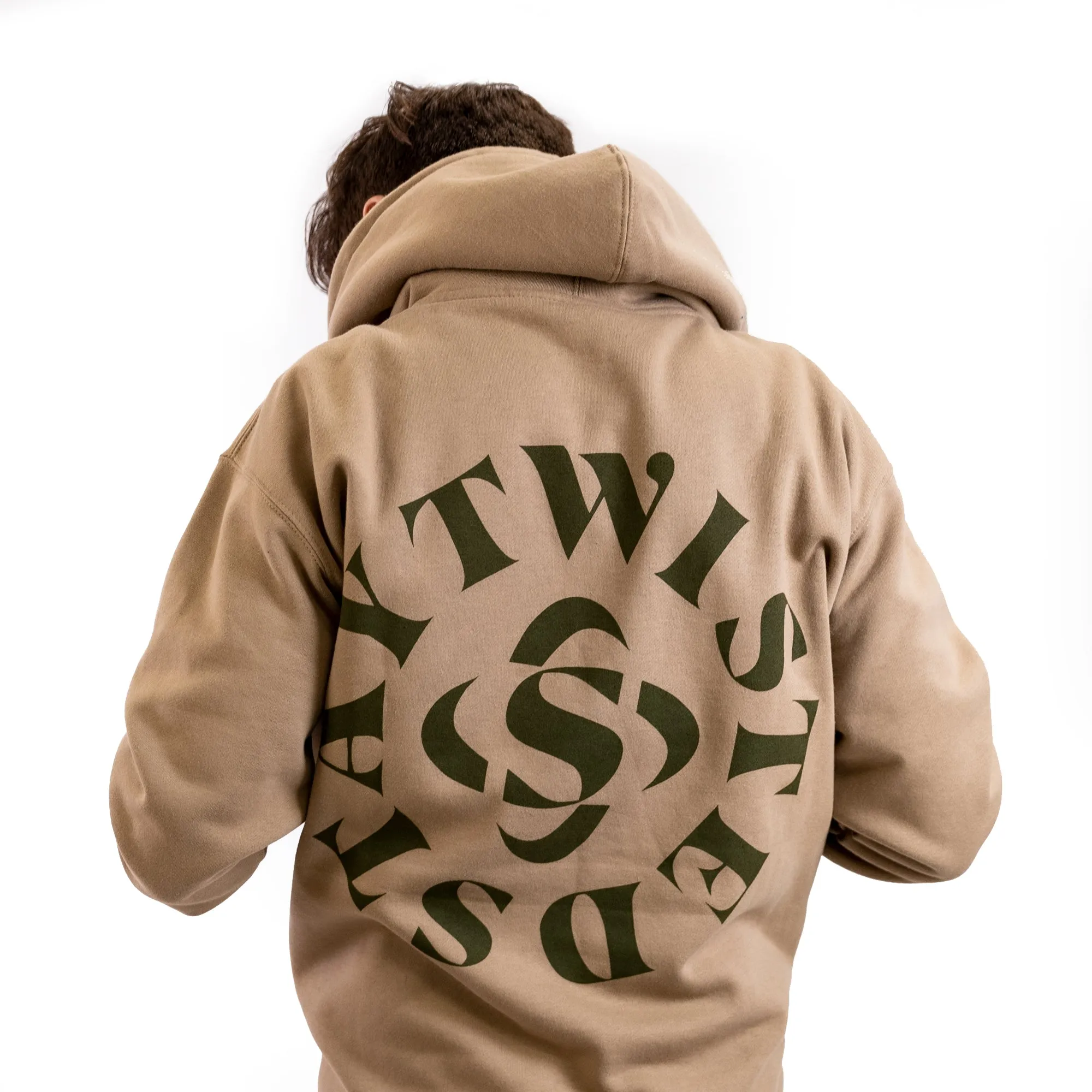 Stay Twisted Sand Hoodie