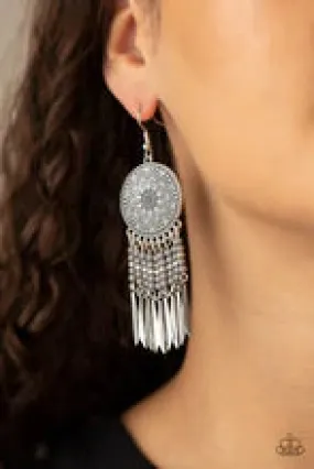 Sun Warrior - Silver Earrings FINAL