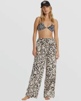 Sunny Daze Elastic Waist Pants (TEL0)