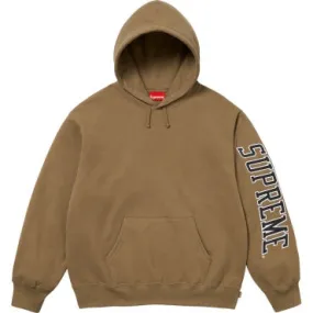 SUPREME SLEEVE ARC HOODED SWEATSHIRT 'DARK KHAKI'